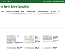 Tablet Screenshot of greensalonconsulting.com